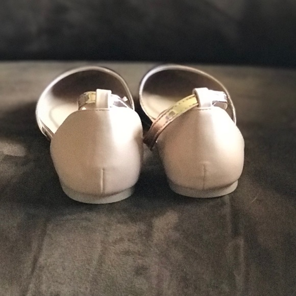 ✨NEW, Pointed Toe D'orsay Flats Rose Gold, 6 - Picture 7 of 8